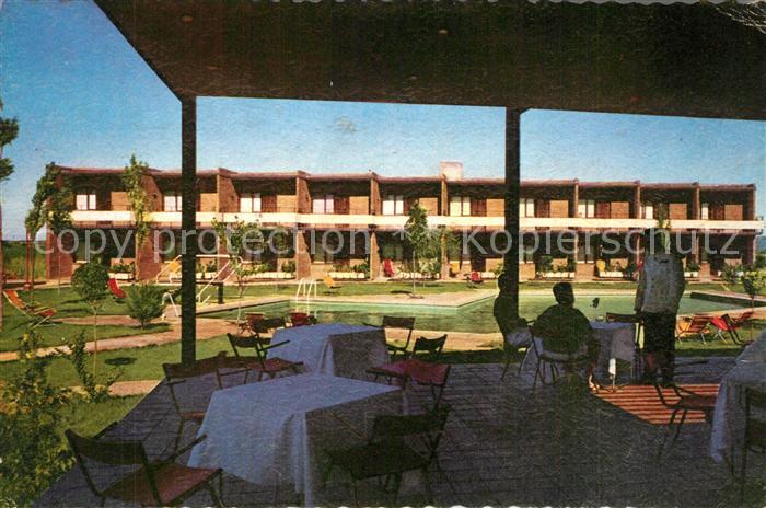 Valdepenas Motel el Hidalgo vista de la piscina desde la terraza