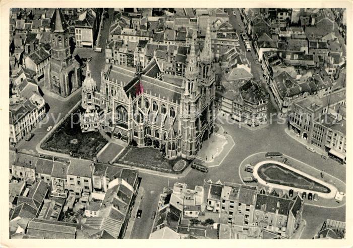 Ostende Oostende Eglise Saint Pierre et Paul vue aérienne