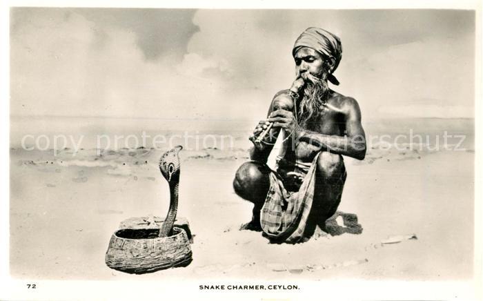 Ceylon Sri Lanka Snake Charmer