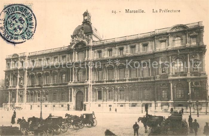 Marseille Bouches-du-Rhone La Pr?fecture Pferdekutschen