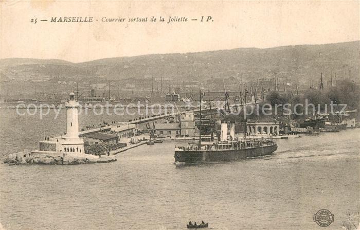 Marseille Bouches-du-Rhone Courrier sortant de la Joliette