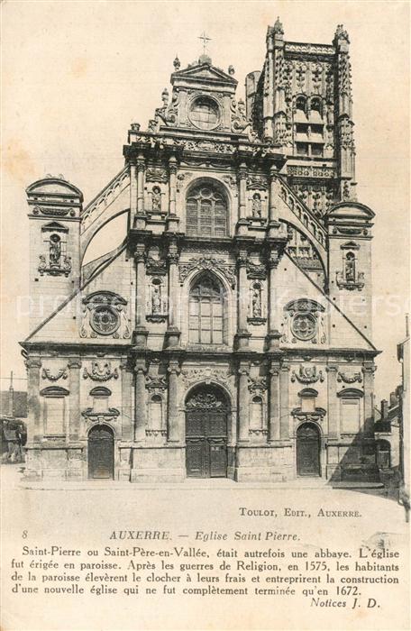 Auxerre Eglise Saint Pierre