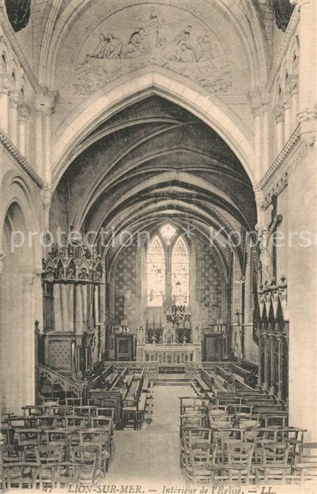 Lion-sur-Mer Eglise Interieur