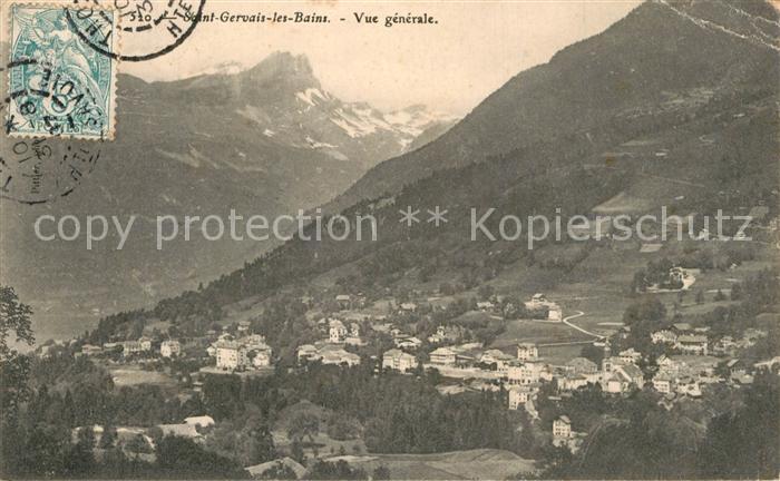 Saint-Gervais-les-Bains Fliegeraufnahme