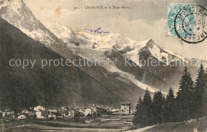 Chamonix et les Mont Blanc