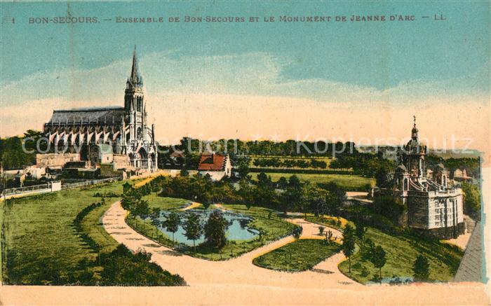Bon-Secours et Monument de Jeanne d`Arc