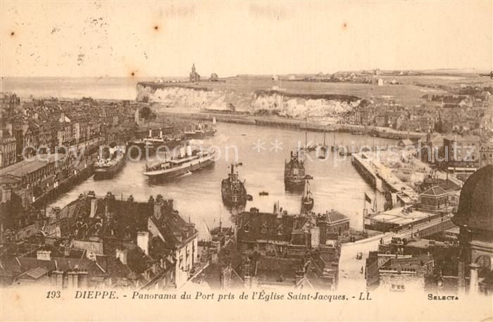 Dieppe 76 Port pris de L Eglsie Saint Jacques