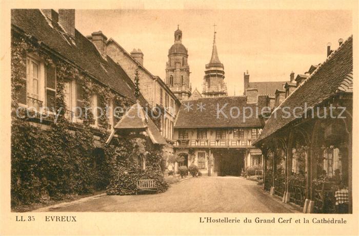 Evreux Hostellerie du Grand Cerf et Cathedrale