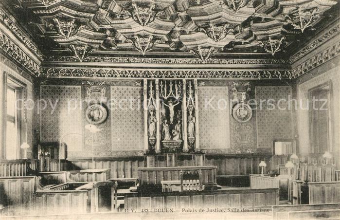 Rouen Polais de Justice Salle des Assises