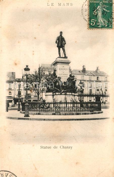 Le Mans Sarthe Statue de Chanzy