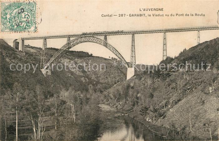 Cantal Auvergne Garabit Viaduc du Pont de la Route
