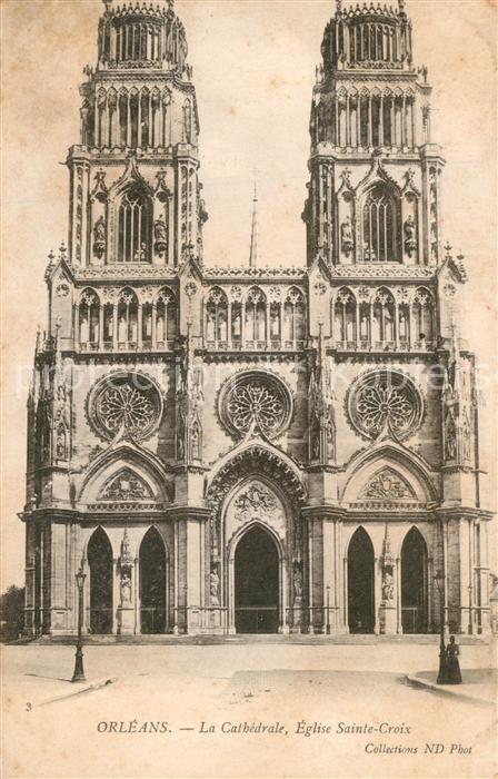 Orleans Loiret Cathedrale Eglise Sainte Croix
