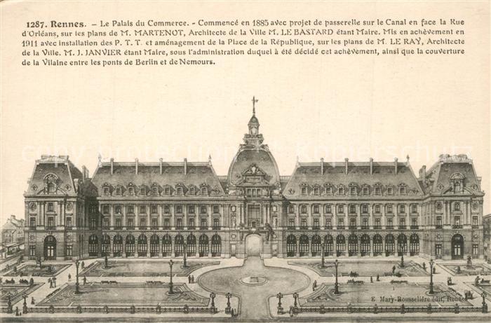 Rennes Ille-et-Vilaine Palais du Commerce