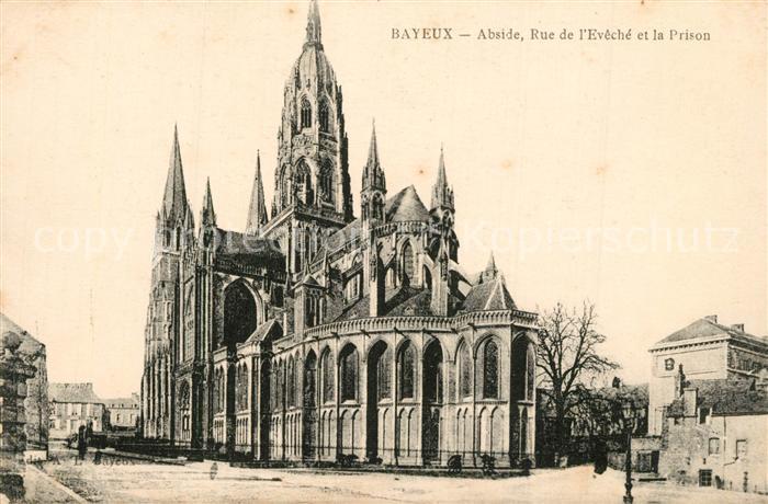 Bayeux Abside Rue de L Ev?ch? et la Prison