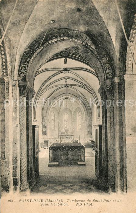 Saint-Pair-sur-Mer Tombeaux de Saint Pair et de Saint Seubilion
