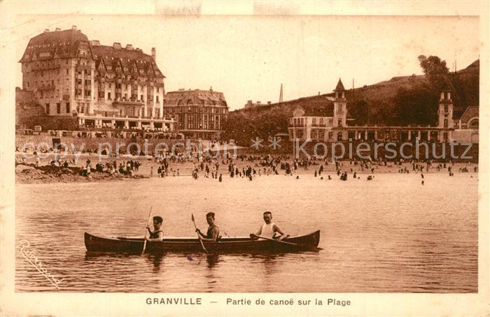 Granville Manche Plage Kanu