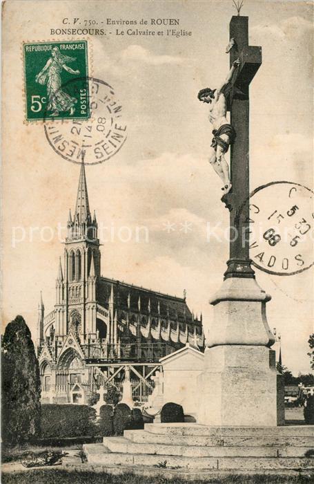 Rouen Bonsecours Eglise