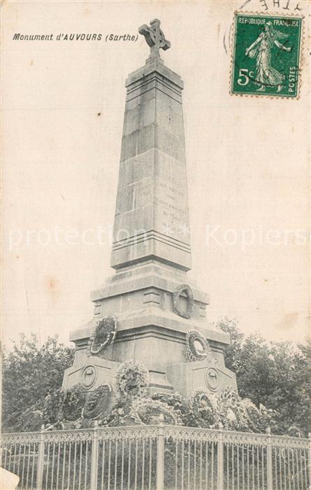 Sarthe La (Departm.) Monument d`Auvours