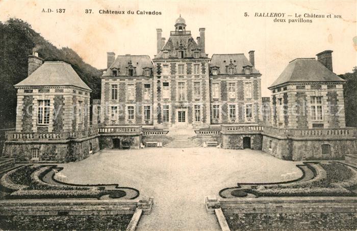 Balleroy Chateau et ses deux pavillons