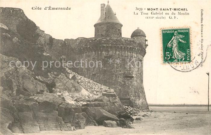 Le Mont-Saint-Michel Tour Gabriel ou du Moulin