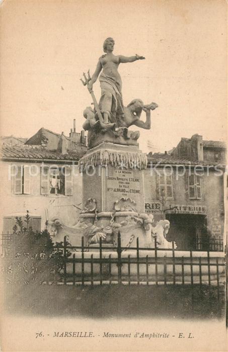 Marseille Bouches-du-Rhone Monument d`Amphitrite