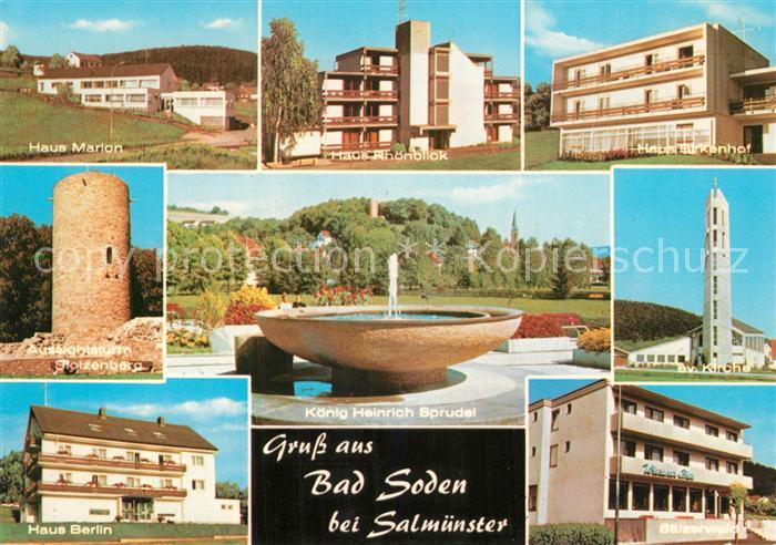 Bad  Soden-Salm?nster H?user Aussichtsturm Stolzenberg