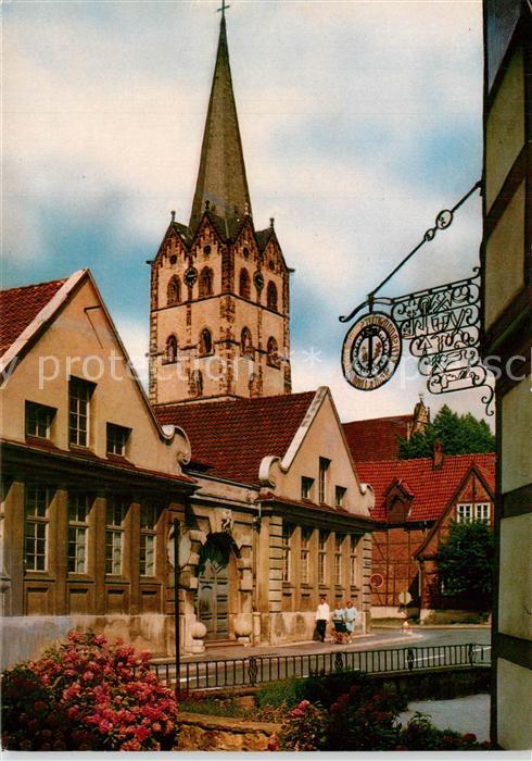 Herford Markthalle und M?nster vom Haus des Handwerks gesehen