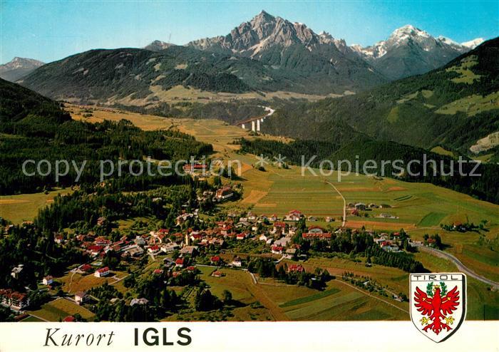 Igls Tirol Fliegeraufnahme mit Europabr?cke Serles Habicht