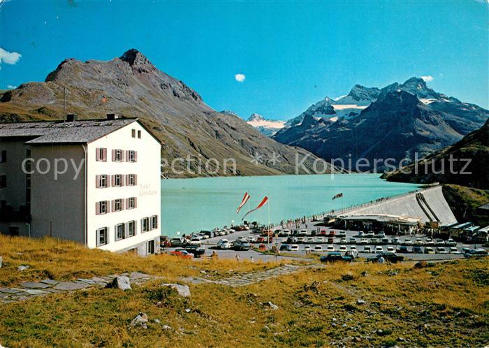 Bielerh?he Hotel Silvrettasee mit Hohes-Rad Piz-Buin Silvrettahorn