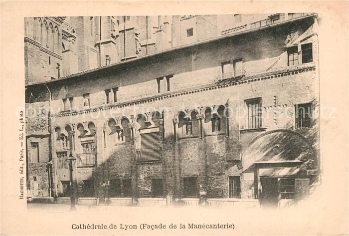 Lyon France Cathedrale de Lyon Facade de la Manecanterie