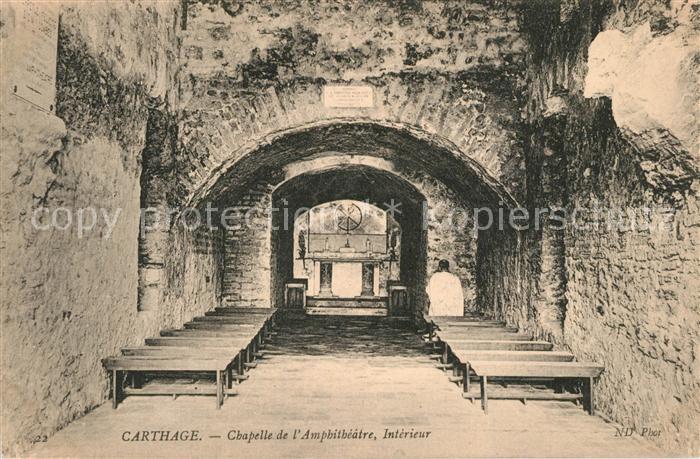 Carthage Karthago Chapelle de l’Amphitheatre Interieur