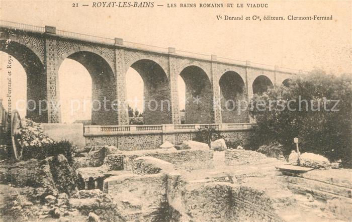 Royat les Bains Les Bains Romains et le Viaduc