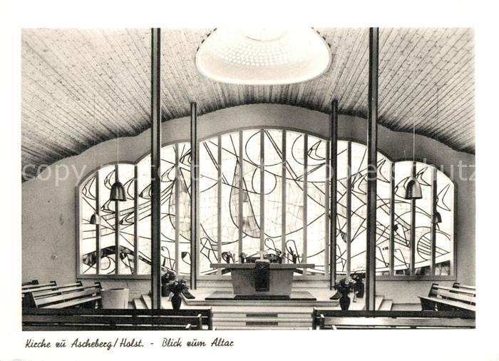 Ascheberg Holstein Kirche mit Altar