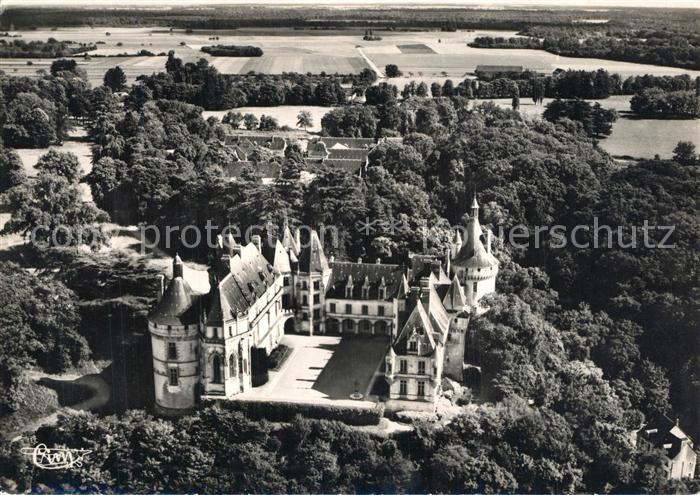 Chaumont-sur-Loire Le Chateau Vue aerienne