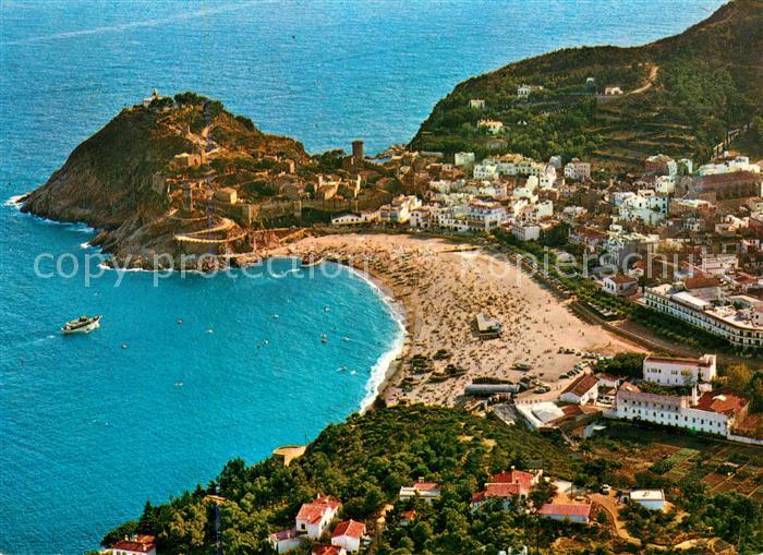 Tossa de Mar Fliegeraufnahme