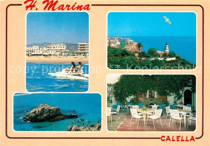 Calella de Mar Hotel Marina Strandpromenade Terrasse