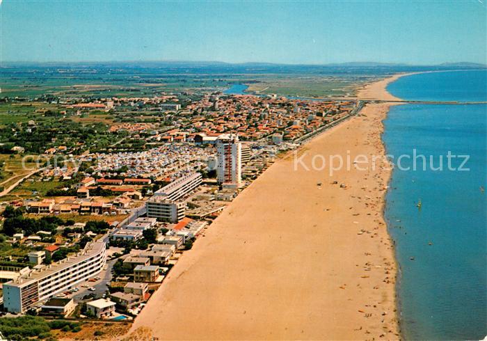 Valras-Plage Fliegeraufnahme