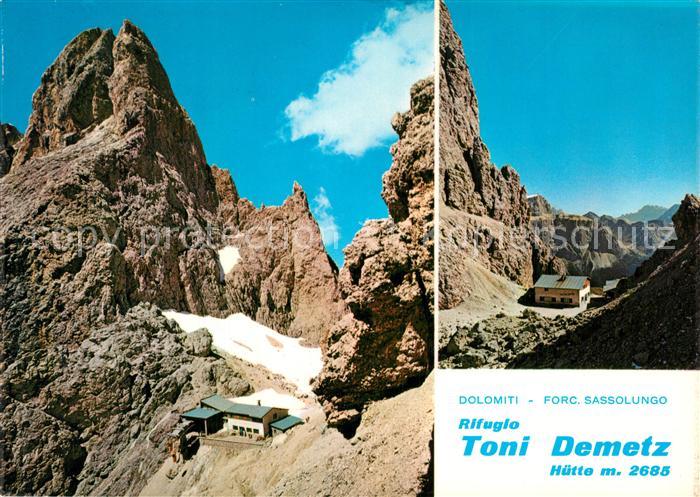 Dolomiti Sassolungo Rifugio Toni Demetz