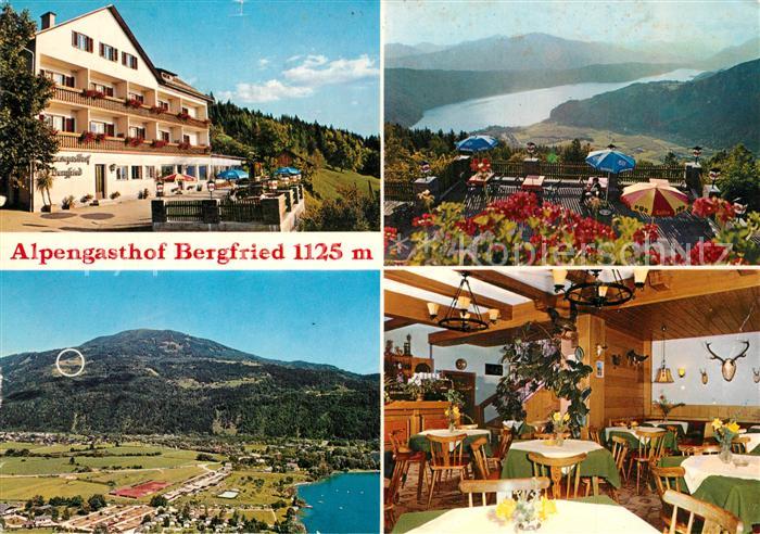 Ferndorf Kaernten Alpengasthof Bergfried Gaststube Millstaettersee