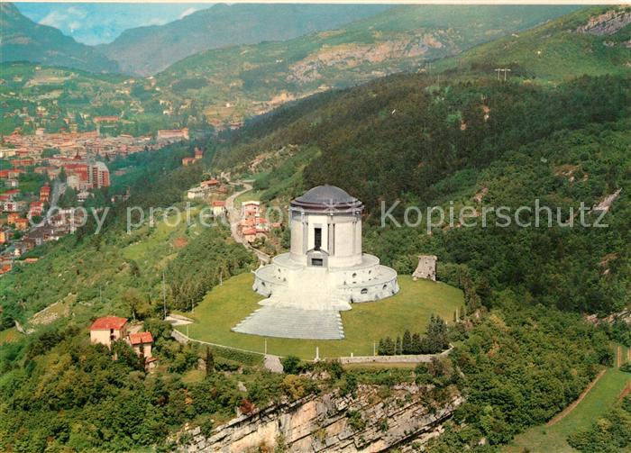 Rovereto Sacrario Militare di Castel Dante Fliegeraufnahme
