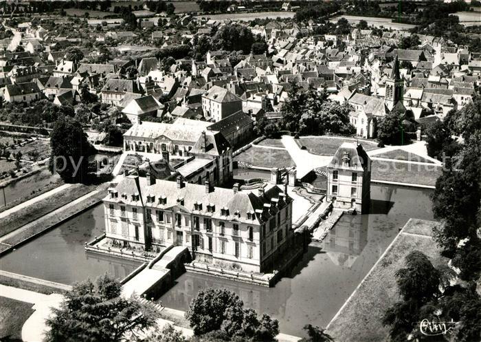 Lignieres Cher Chateau vue aérienne