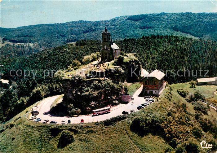 Dabo Moselle Vue aérienne du Rocher Sain Léon