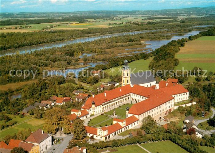 Reichersberg Inn Augustiner Chorherrenstift Fliegeraufnahme
