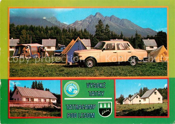 Vysoke Tatry Tatracamp pod Lesom Campingplatz Ferienhaeuser Hohe Tatra