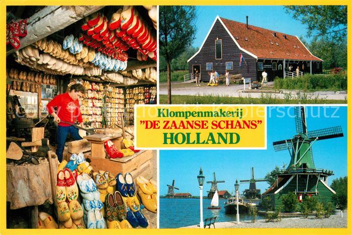 Zaanse Schans Klompenmakerij De Zaanse Schans Molen Holzschuhwerkstatt Windmuehl
