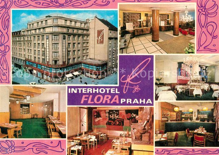 Praha Prahy Prague Interhotel Flora Restaurant Bar