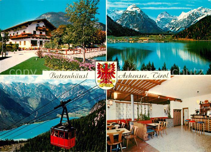 Pertisau Achensee Pension Bathenhaeusl Bergbahn Alpenpanorama