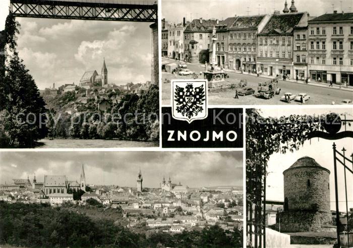 Znojmo Mikulassky kostel Namesti Miru Kravi hory Romanska rotunda
