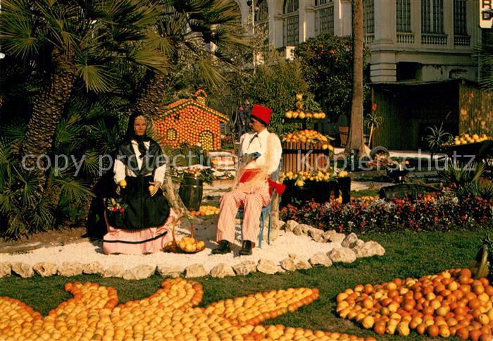 Menton Alpes Maritimes Pêcheurs Mentonnais Fêtes des Citrons Collection Images e