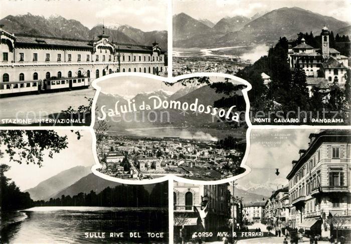 Domodossola Stazione Internazionale Rive del Toce Monte Calvario Corso Avenida F